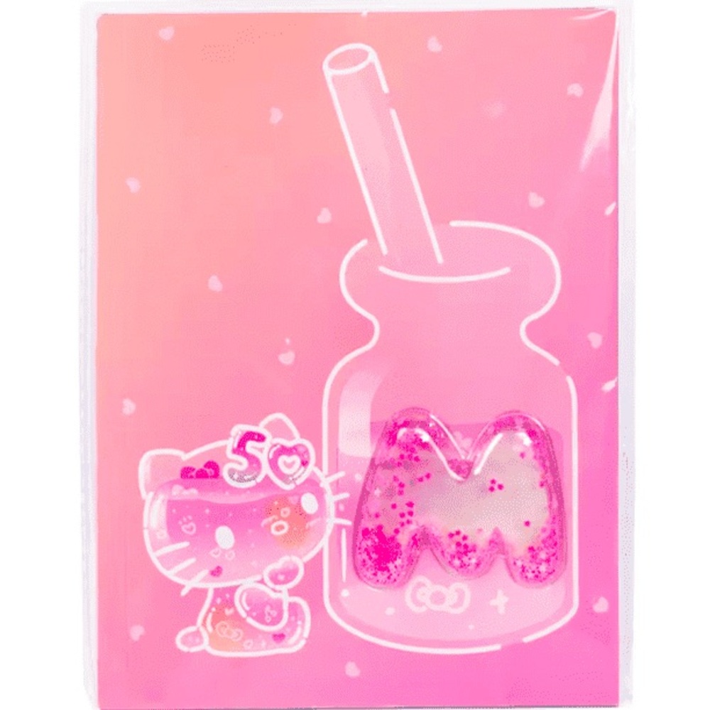 NEW Hello Kitty Milk Jar 50th Anniversary Journal Pink Sparkle Sanrio Sold Out